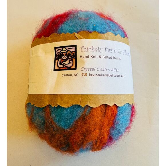 Handmade Asheville NC Felted Soap in a Sweater - Vanilla Cinnamon - Picture 1 of 6